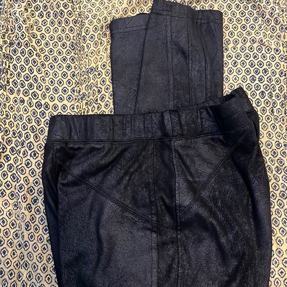 Free People midnight vegan faux suede leggings - Picture 5 of 9